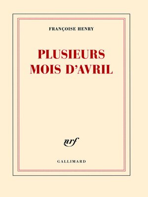 cover image of Plusieurs mois d'avril